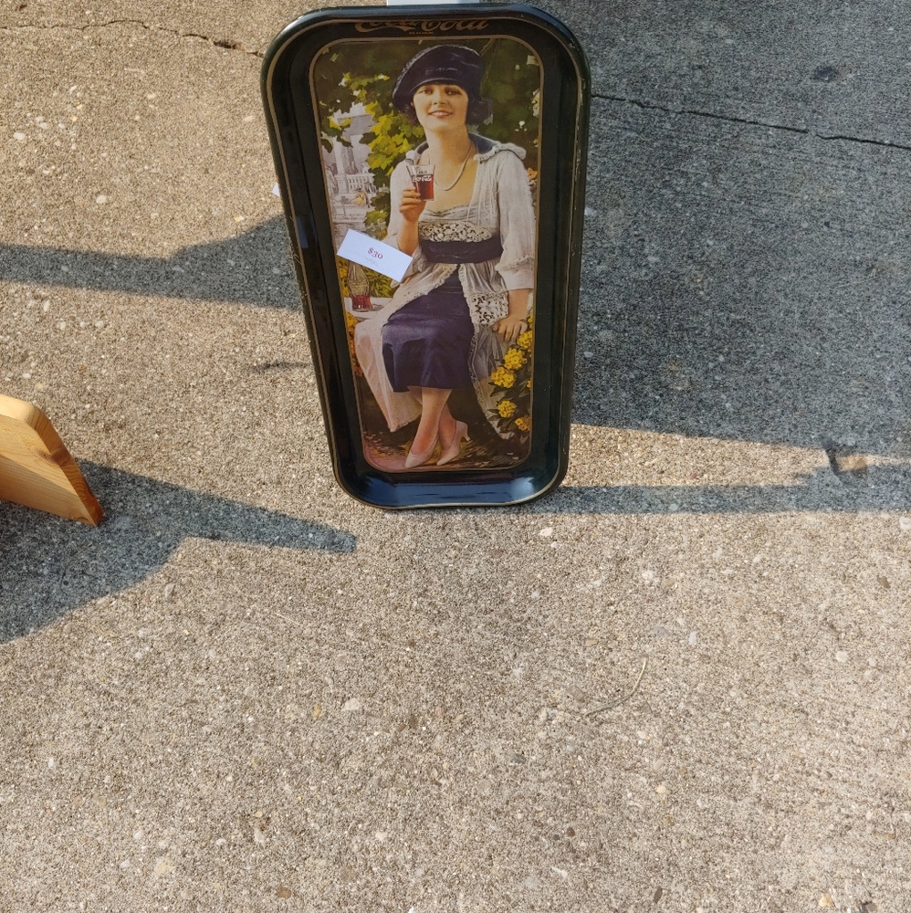 flapper girl Coca-Cola tray - Picture 11 of 11
